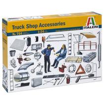 Acessórios Para Caminhão - Truck Shop Accessories - 1/24 - Italeri 0764 - Kit para montar e pintar