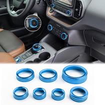 Acessórios para carros Auovo Air Conditioner Knob Cover Ford Bronco Sport Blue