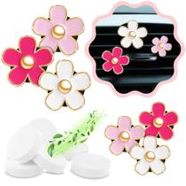 Acessórios para carros Zadin Flower Cute Girl Pink Car Decoration Acessórios para carros Zadin Flower Cute Girl Pink Car Decoration