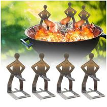 Acessórios para churrasco, suporte de salsicha para cachorro-quente, aço inoxidável Acessórios para churrasco, suporte de salsicha para cachorro-quente, aço inoxidável