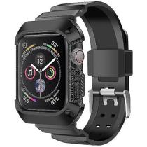 Acessórios para consoles de jogos domésticos pulseira de relógio de galvanoplastia integrada universal para apple watch 5/4 gerações 44 mm preta - HUOGUO Acessórios para consoles de jogos domésticos pulseira de relógio de galvanoplastia integrada universal para apple watch 5/4 gerações 44 mm preta - HUOGUO