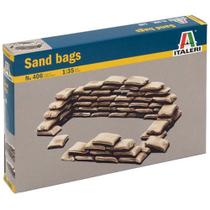 Acessórios Para Diorama Sacos De Areia 1/35 Italeri 0406 Kit para montar e pintar - Plastimodelismo