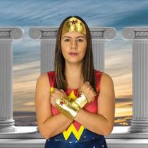 Acessórios para fantasia super heroina mulher maravilhosa