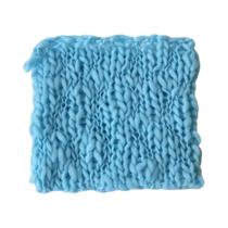 Acessórios Para Fotografia De Bebê Recém-Nascido Em Crochê, Cobertor De Fundo Para Sessão De Fotos,