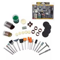 Acessórios para Micro Retífica com 105 Peças Black Jack