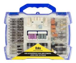 Acessórios para Mini Esmeril com 145 Peças - Eda