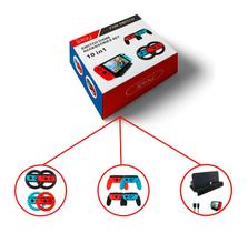 Acessórios Para N Switch 10 Em 1 Iplay Volante Grip Base