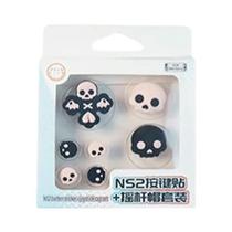 Acessórios Para Nintendo Switch 2: Capas De Botão D-Pad Em Formato De Caveira, Grips De Silicone