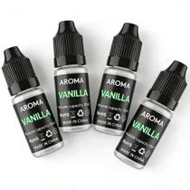 Acessórios para pistolas de fumaça Cocktail Bubble LWRT G107 com 4 x 10 ml de óleos essenciais de baunilha Acessórios para pistolas de fumaça Cocktail Bubble LWRT G107 com 4 x 10 ml de óleos essenciais de baunilha