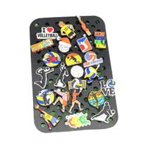 Acessórios Para Sandálias De Voleibol, 23 Peças De Charms De PVC Para Calçados, Pins Decorativos