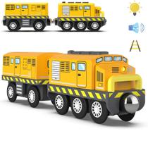 Acessórios para trilhos de trem: locomotiva a bateria com HYPERLIVING magnético