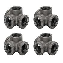 Acessórios para tubos, saída lateral de 4 vias, 3/4", pacote com 4 unidades Home Expert Acessórios para tubos, saída lateral de 4 vias, 3/4", pacote com 4 unidades Home Expert