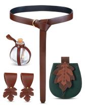 Acessórios renascentistas Twistover Leaf Belt Bag Medieval Belt Acessórios renascentistas Twistover Leaf Belt Bag Medieval Belt