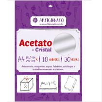 Acetato Cristal A4 0,30 Micras Artigianato 10 Unidades