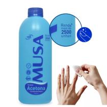 Acetona Musa 500ml Rápida Remoção com Queratina Acetona Musa 500ml Rápida Remoção com Queratina