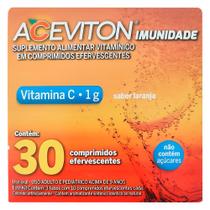 Aceviton Imunidade Vit C 1g Kit 3x10 Comprimidos Efervescentes Sabor Laranja