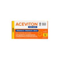 Aceviton Tripla Ação Vitaminas C + D + Zinco com 10 comprimidos Efervescentes Aceviton Tripla Ação Vitaminas C + D + Zinco com 10 comprimidos Efervescentes
