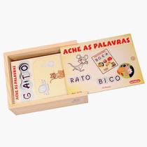 Ache as Palavras Brinquedo Educativo de Madeira