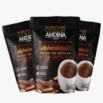 ACHOCOLATADO BAIXO EM AÇÚCAR Vegano Color Andina - 3 pacotes