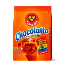 Achocolatado Chocolatto Caramelo 3 Corações Refil Pacote 560g