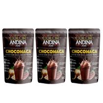 Achocolatado CHOCOMACA Color Andina 200g-3 pacotes