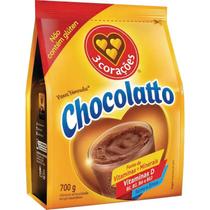 Achocolatado em Pó Chocolatto 3 Corações Pacote com 700g