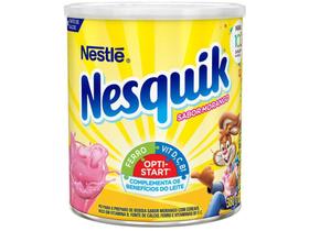Achocolatado em Pó Nescau Nesquik Morango - Lata 380g Achocolatado em Pó Nescau Nesquik Morango - Lata 380g