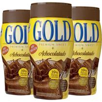 Achocolatado Em Pó Original GOLD 200g (3 und)