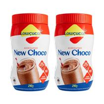 Achocolatado New Choco Diet Pote 210g Lowçucar Kit 2 Preparo Prático Textura Cremosa Versátil Achocolatado New Choco Diet Pote 210g Lowçucar Kit 2 Preparo Prático Textura Cremosa Versátil