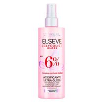 Acidificante Ultra Gloss Elseve Gycolic Gloss 6% com 200ml Acidificante Ultra Gloss Elseve Gycolic Gloss 6% com 200ml
