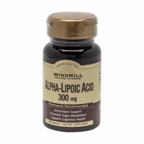 Ácido alfa-lipóico 300mg 60 comprimidos da Windmill Health (pacote com 6)