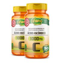 Ácido Ascórbico Vitamina C 30 Comprimidos Kit 02 Unidades