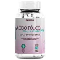 Ácido Fólico 1000mcg Vitamina Gestante Vit B9 60 Cápsulas
