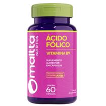 Ácido Fólico B9 60caps 250mg 1 ao dia Maltta