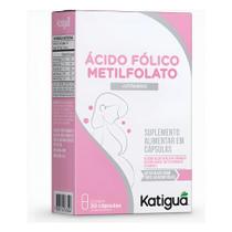 Ácido Fólico Metilfolato Com Vitaminas 30 Cápsulas Katiguá Ácido Fólico Metilfolato Com Vitaminas 30 Cápsulas Katiguá