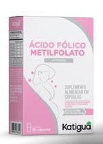 Ácido fólico metilfolato suplemento alimentar em cápsulas da katiguá Ácido fólico metilfolato suplemento alimentar em cápsulas da katiguá
