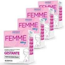 Acido folico + vit e minerais 240cps femme way gestante prevent pharma Acido folico + vit e minerais 240cps femme way gestante prevent pharma