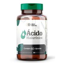 Ácido Hialurônico 500 mg 60 Cápsulas Suplemento Alimentar Líder Vendas