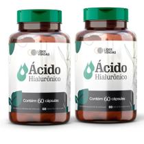 Ácido Hialurônico 500mg 60 Cápsulas Suplemento Alimentar de Alta Pureza Praticidade em 1 Cápsula ao Dia Bemestar e Qualidade 2 POTES Ácido Hialurônico 500mg 60 Cápsulas Suplemento Alimentar de Alta Pureza Praticidade em 1 Cápsula ao Dia Bemestar e Qualidade 2 POTES