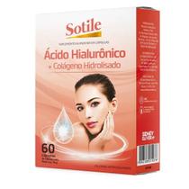 Ácido Hialurônico + Colágeno Hidrolisado 60 Cápsulas Sotile Ácido Hialurônico + Colágeno Hidrolisado 60 Cápsulas Sotile