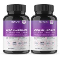acido hialuronico + colágeno tipo ll + MSM kit 2 Pote - AllFit Nutrition