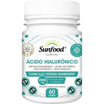 Ácido Hialurônico + MSM + Vit. E + Vit. C + Zinco 2000mg 60 cápsulas - Sunfood