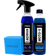 Acidus e MotoV da Vonixx Limpe, Descontamine e Revitalize Acidus e MotoV da Vonixx Limpe, Descontamine e Revitalize