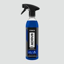 Acidus fast 500ml vonixx limpador ácido automotivo remoção de sujeiras minerais, incrustações e limpeza pesada externa Acidus fast 500ml vonixx limpador ácido automotivo remoção de sujeiras minerais, incrustações e limpeza pesada externa
