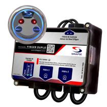 Acionador Banheira Digital Sinapse Finger Duplo Com Nivel