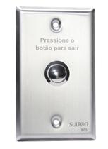 Acionador De Abertura Inox Sulton 800 - Embutir 4X2