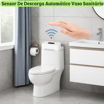 Acionador de Descarga Automática Para Vaso Sanitário Sensor Sem Toque USB Banheiro Inteligente Higiênico Fácil de Instalar