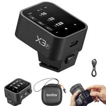 Acionador de flash sem fio Godox X3F TTL para câmeras Fuji Acionador de flash sem fio Godox X3F TTL para câmeras Fuji