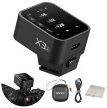 Acionador de flash sem fio TTL Godox X3N para câmera Nikon
