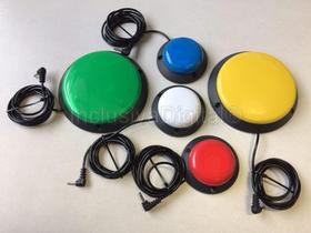 Acionador de Pressão Botão Redondo Extra Grande 12 cm para Tecnologia Assistiva